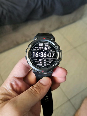 Amazfit T-Rex 2 αλουμινένιο smartwatch 47mm σαν καινούργιο με παλμογράφο