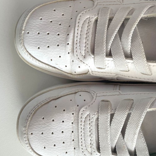 Puma white leather sneakers size 34 like new unisex kids