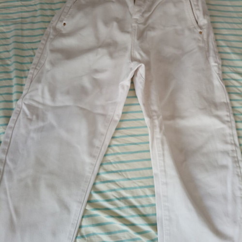 Zara white jeans size 36 like new, fits small and medium