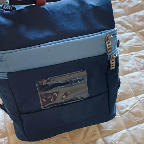 Polo lunch bag, blue, spacious and practical