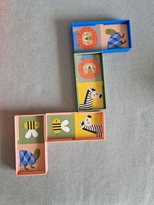 Domino for children like new, excellent quality