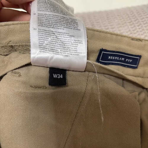 Barbour bermuda shorts, beige, W34 waist