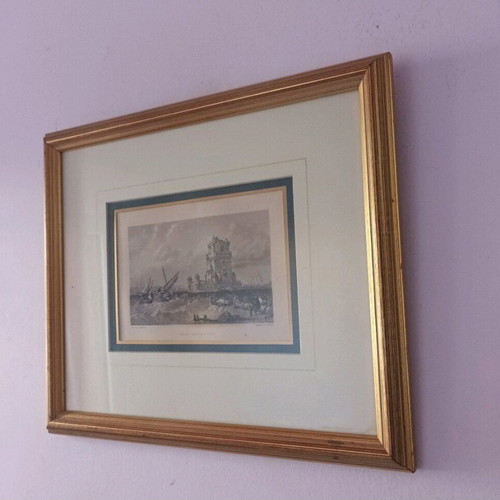 Chalcography by E.Finder 33x29 cm used with certificate from 1832