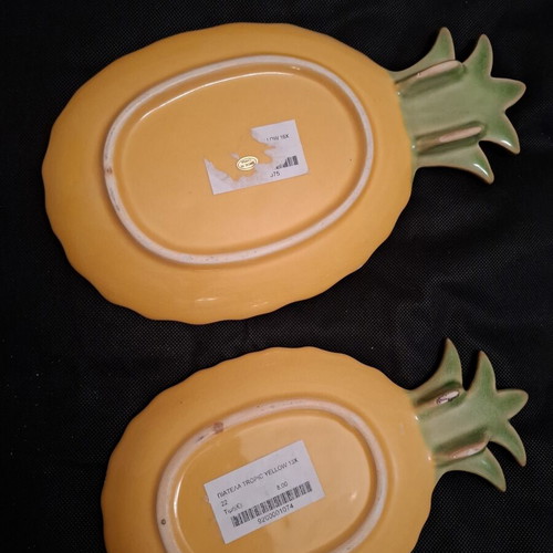Serving platters pineapple shaped new