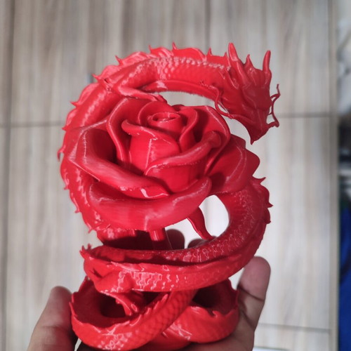 Decorating Rose Dragon red plastic, like new