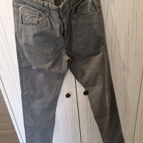 Benetton pants for boys, like new, gray, size 13-14