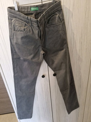 Παντελόνι Benetton για αγόρι, σαν καινούργιο, γκρι, μέγεθος 13-14