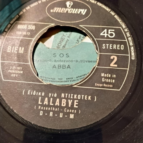 Various vinyl records used