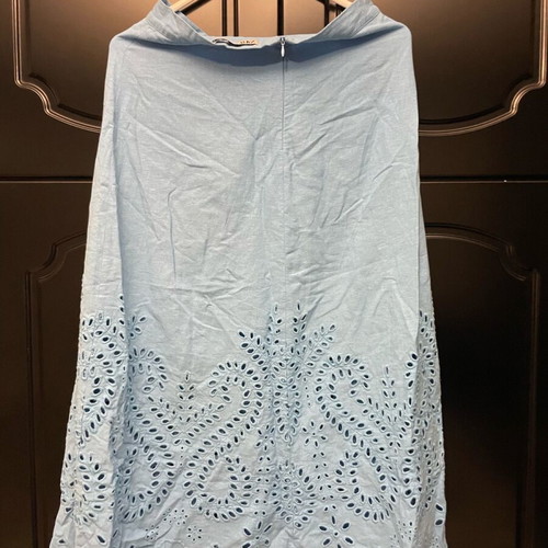 Zara skirt blue broderie lace used in excellent condition
