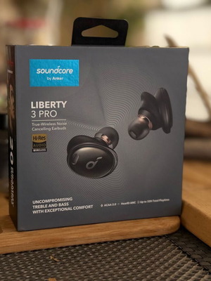 Anker Soundcore Liberty 3 Pro ασύρματα ακουστικά σε μαύρο