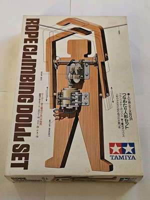Tamiya Rope Climbing Doll Set like new vintage mechanical educational kit