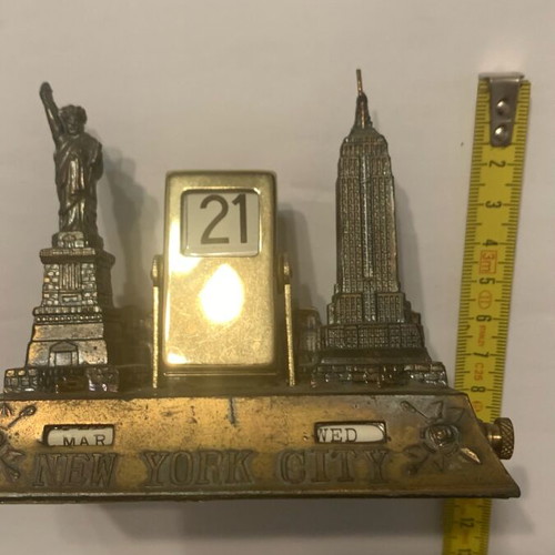Desk calendar used New York