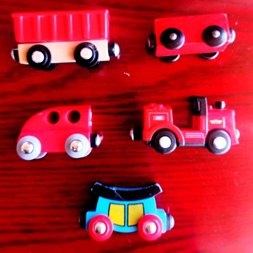 Red Magnetic Toy Train