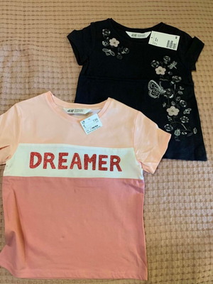 H&M Kids' T-shirt set new, size 98/104, 2 pieces