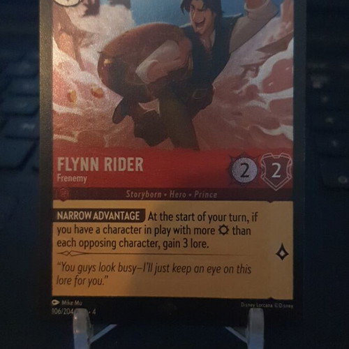 Flynn Rider Frenemy 106/204 Ursula's Return cold foil near mint