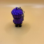 Purple Minion used keychain