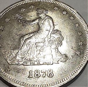 Ασημενιο δολλάριο 1878 , μεγάλο νόμισμα