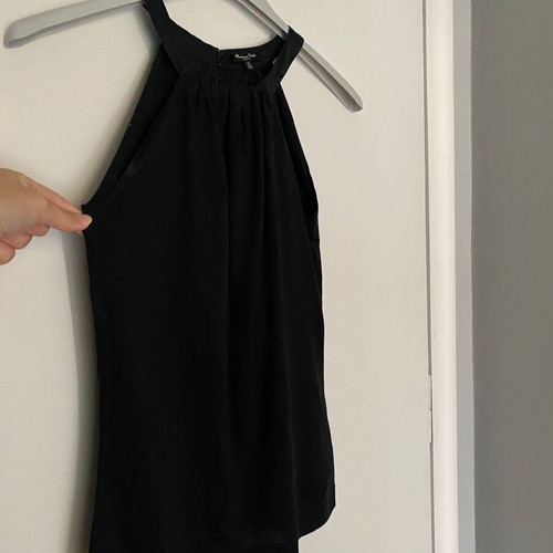 Massimo Dutti sleeveless top like new, size S, black