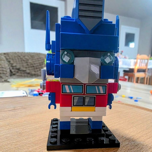 LEGO BrickHeadz Transformers Optimus Prime Robot and Vehicle used