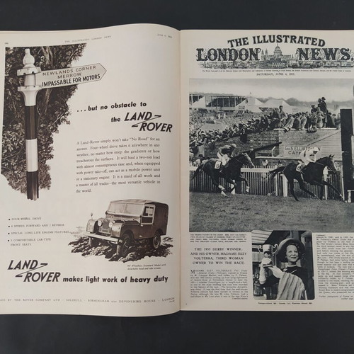 The Illustrated London News vintage magazine 1955