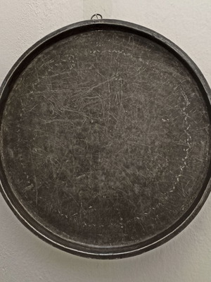 Copper shallow tray used (sini)