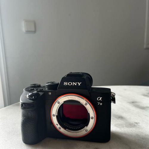 Sony a7 III camera used with 2 batteries, full frame 24.2MP