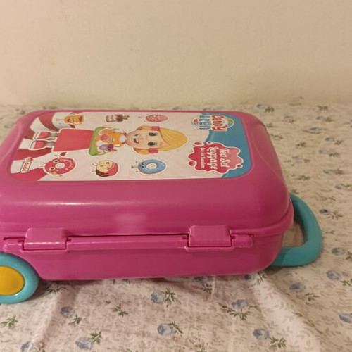 Dede Toys Plastic Suitcase with Wheels 33x22x10 cm like new
