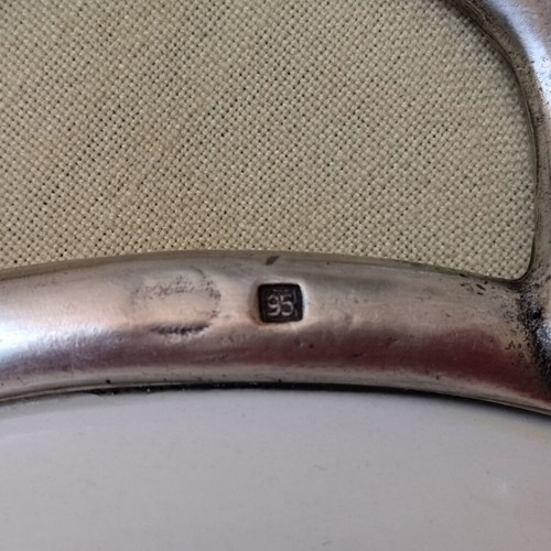 Arte Italica Italian Serving Platter and Marinoni Pewter Cutting Set like new