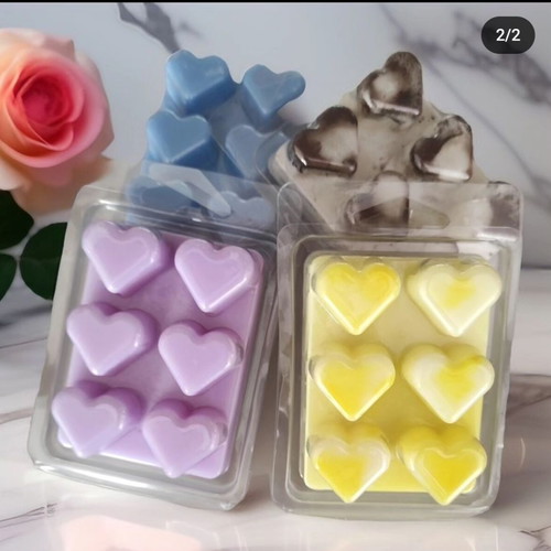 Wax melts 65g new in practical packaging with marshmallow and coconut scents