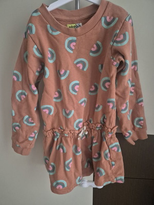 Losan long-sleeved dress for 5 years old used, brown
