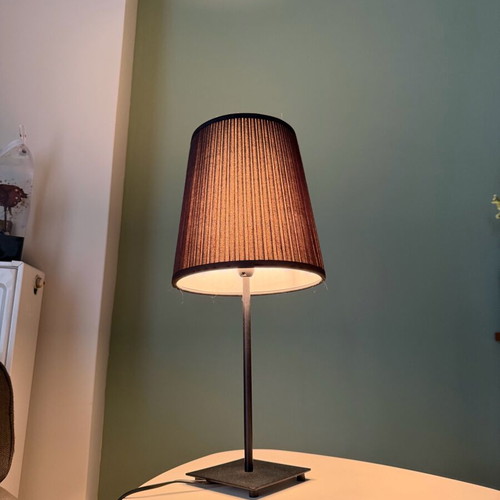 Portatif black IKEA table lamp used
