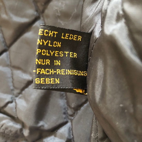 Raberg leather motorcycle jacket used, women's, tricolor, size 40/S