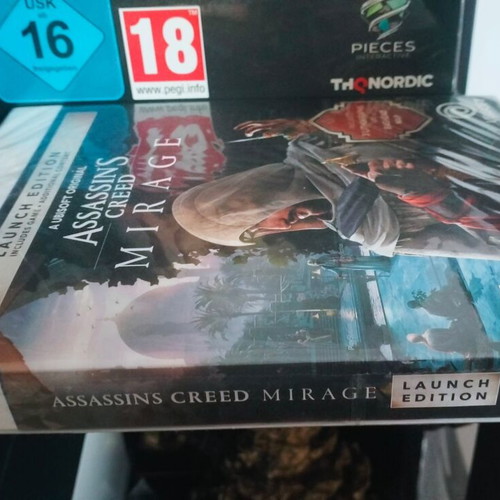 Assassin's Creed Mirage Launch Edition sealed PS5 game