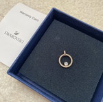 Swarovski Creativity Constella circle pendant μεταχειρισμένο με rose-gold επίστρωση και κρύσταλλα pavé