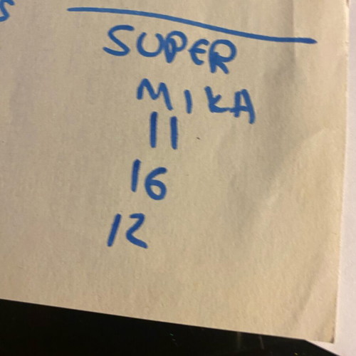 Super Miky comics used, issues 11, 12, 16