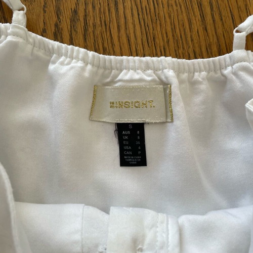 Insight mini dress like new, white, size S