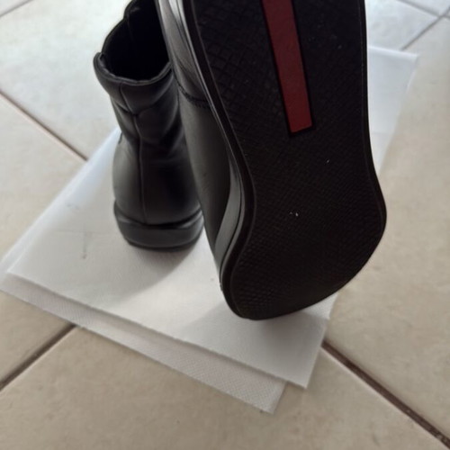 Prada Linea Rosa ankle boots like new, men's size 43, black