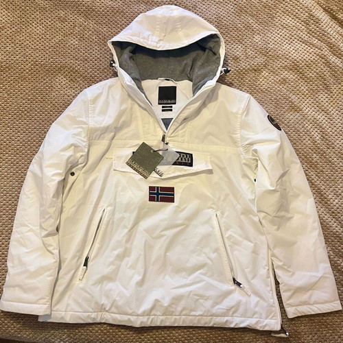 Napapijri Rainforest Pocket 2 jacket new, white, size 3XL