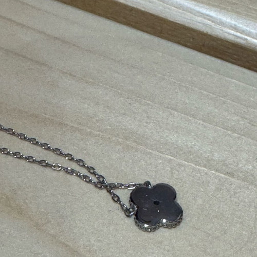 Mazaraki Necklace Cross Zirconia New with Tags