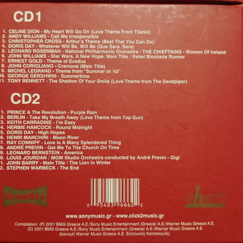 The Oscar Collection double CD by Filmnet like new