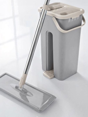Bucket with floor mop 4L
