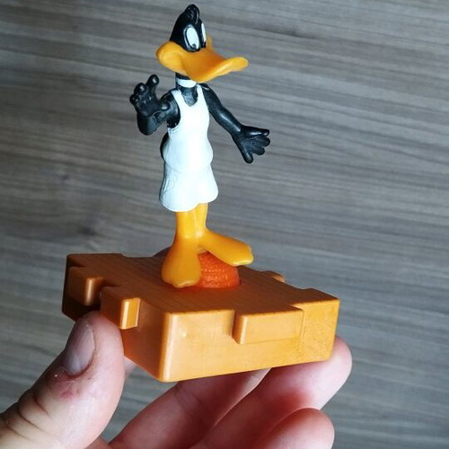 Daffy Duck Space Jam 1996 figure used McDonalds Looney Tunes