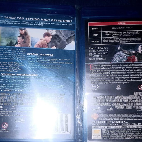 Blu-ray movies new, Beowulf Director's Cut & The Water Horse