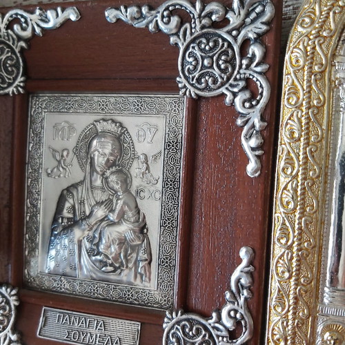 Panagia Soumela wooden icon