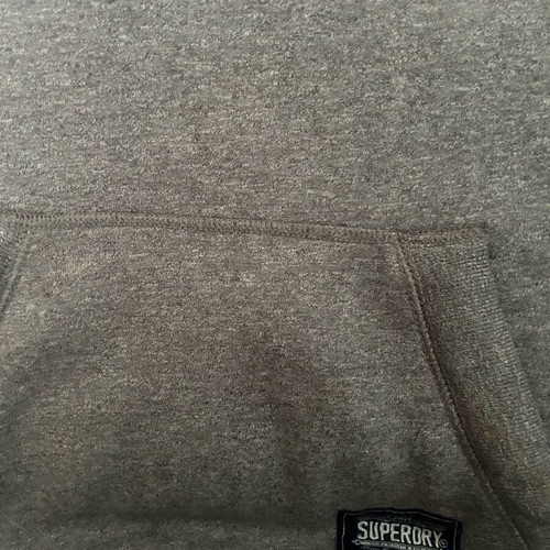 Superdry sweatshirt grey like new unisex with hood