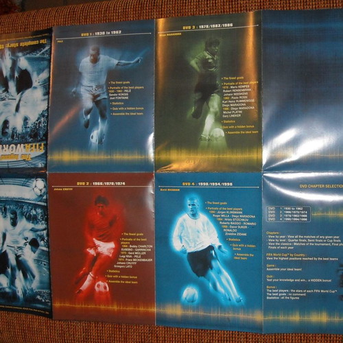 The Legend of the FIFA World Cup 4-DVD box used