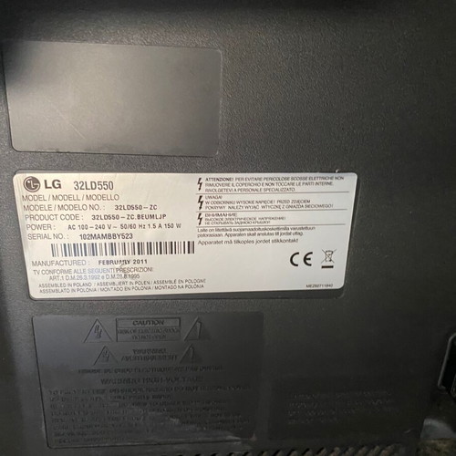 LG 32-inch TV
