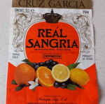 Real Sangria label used