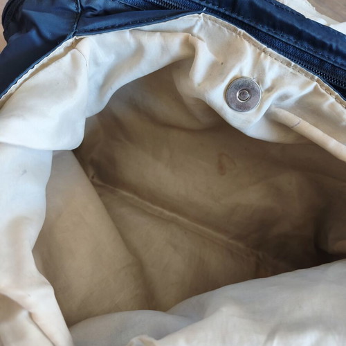 Tommy Hilfiger shoulder bag used, blue and brown