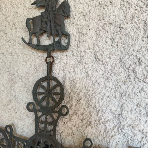 Byzantine-style cross with Saint George used